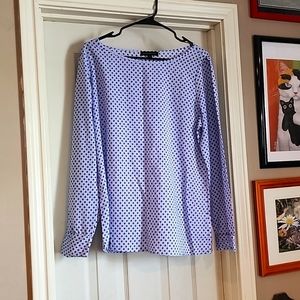 Banana Republic long sleeve flower blouse